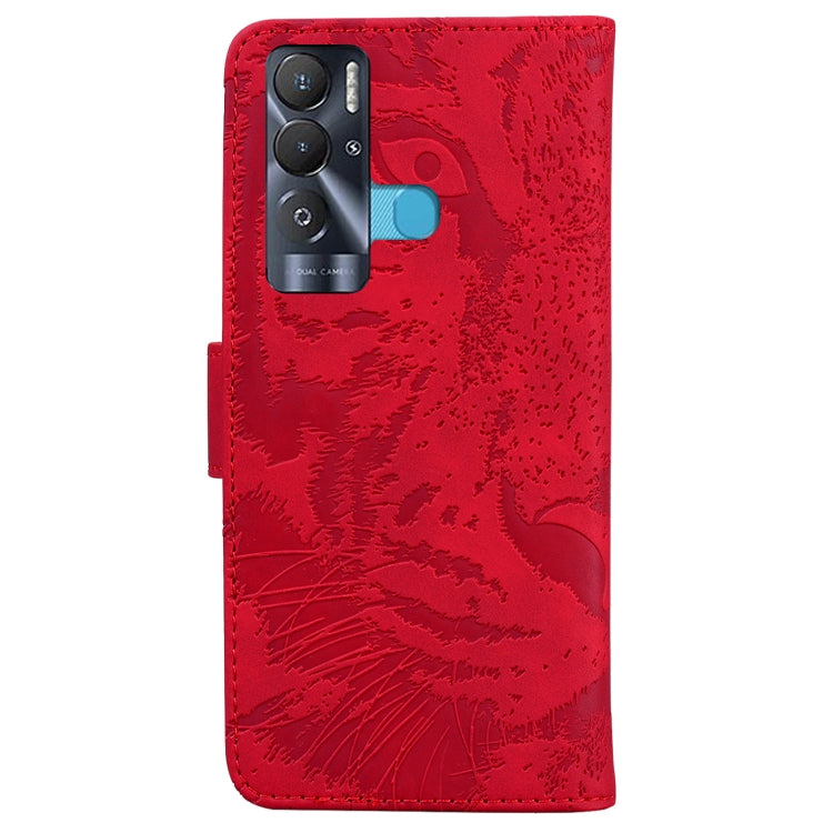 For Tecno Pova Neo LE6 Tiger Embossing Pattern Horizontal Flip Leather Phone Case