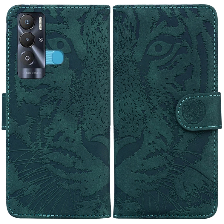 For Tecno Pova Neo LE6 Tiger Embossing Pattern Horizontal Flip Leather Phone Case