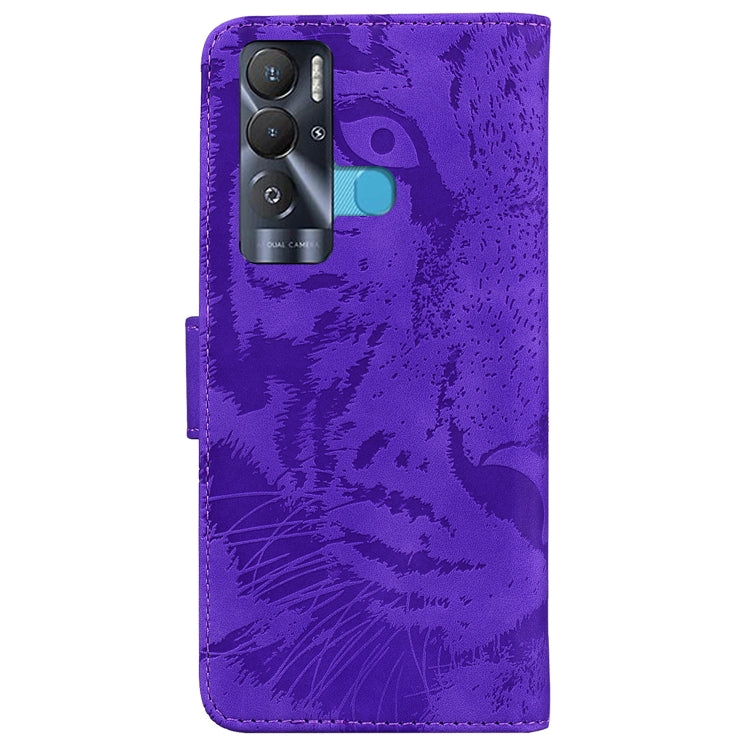 For Tecno Pova Neo LE6 Tiger Embossing Pattern Horizontal Flip Leather Phone Case