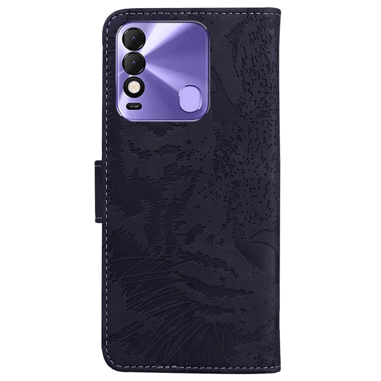 For Tecno Spark 8 / 8T Tiger Embossing Pattern Horizontal Flip Leather Phone Case