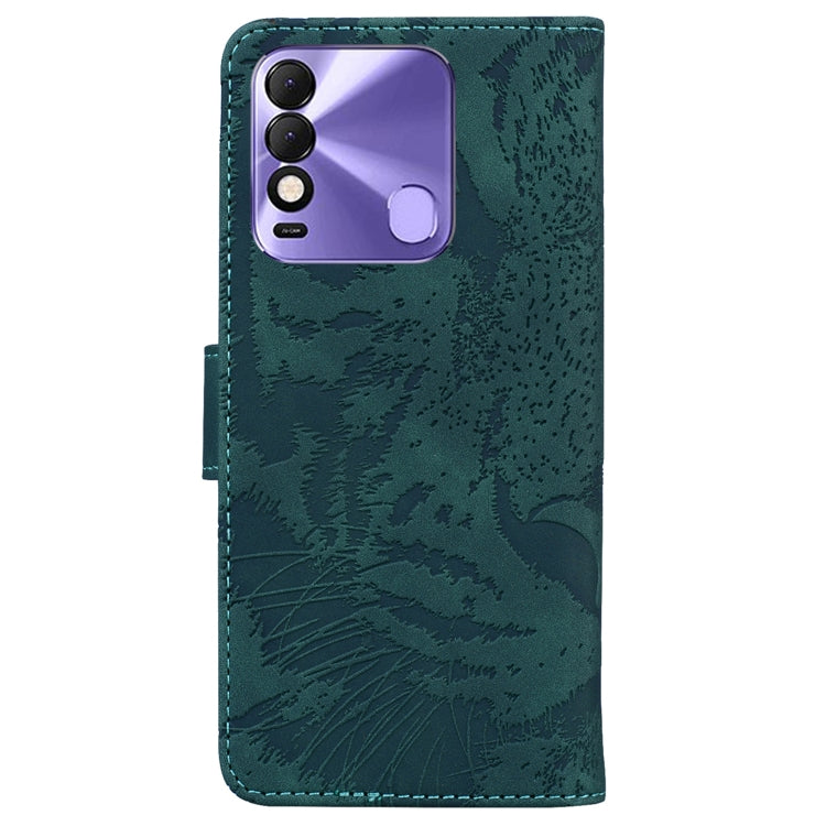 For Tecno Spark 8 / 8T Tiger Embossing Pattern Horizontal Flip Leather Phone Case