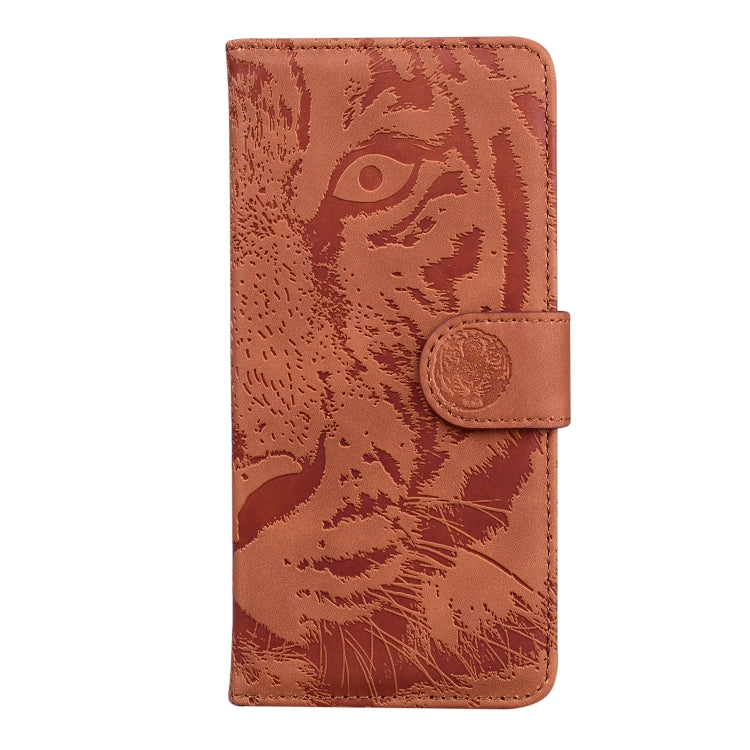 For Tecno Spark 8P Tiger Embossing Pattern Horizontal Flip Leather Phone Case