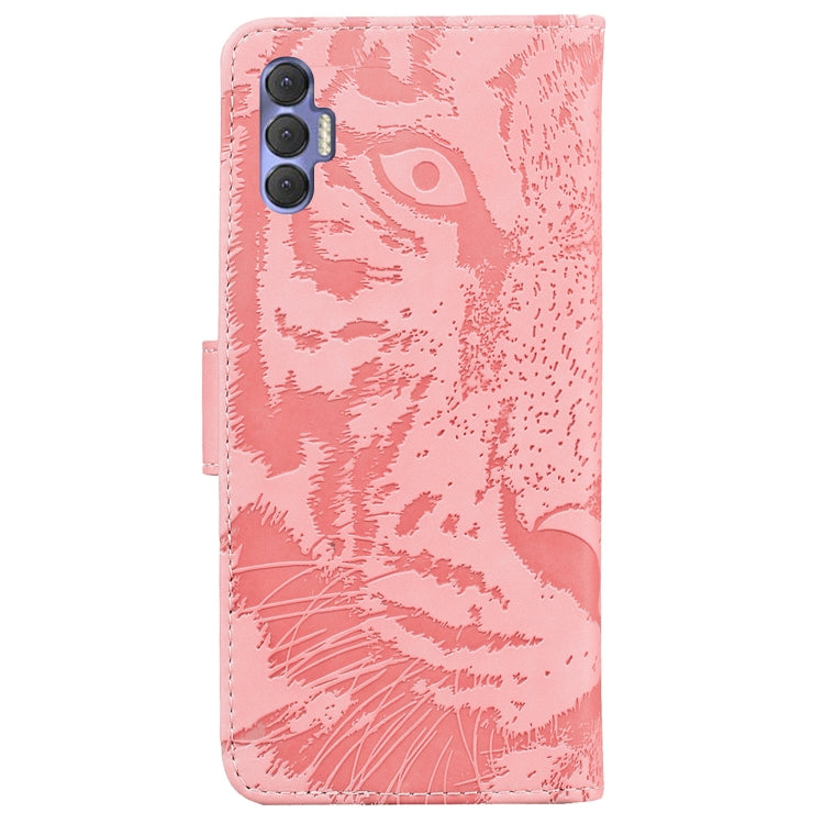 For Tecno Spark 8P Tiger Embossing Pattern Horizontal Flip Leather Phone Case