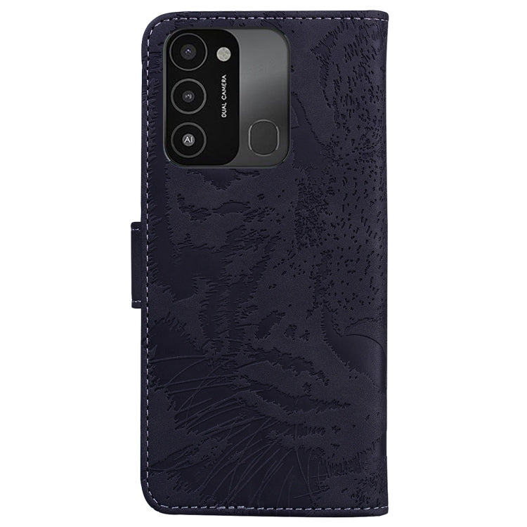 For Tecno Spark Go 2022 / Spark 8C Tiger Embossing Pattern Horizontal Flip Leather Phone Case