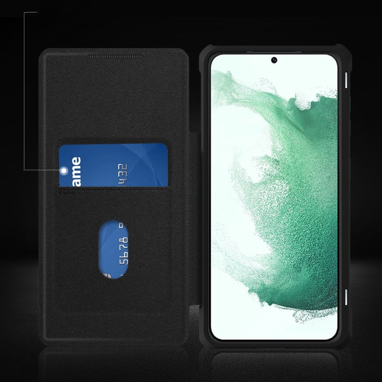 For Samsung Galaxy S21+ 5G Magnetic Flip Leather Phone Case
