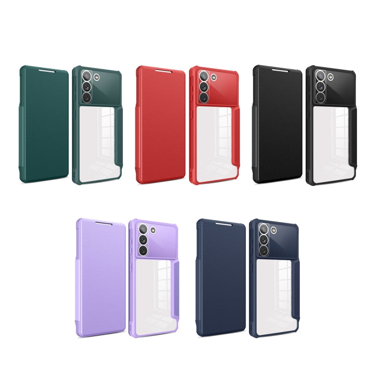 For Samsung Galaxy S21+ 5G Magnetic Flip Leather Phone Case