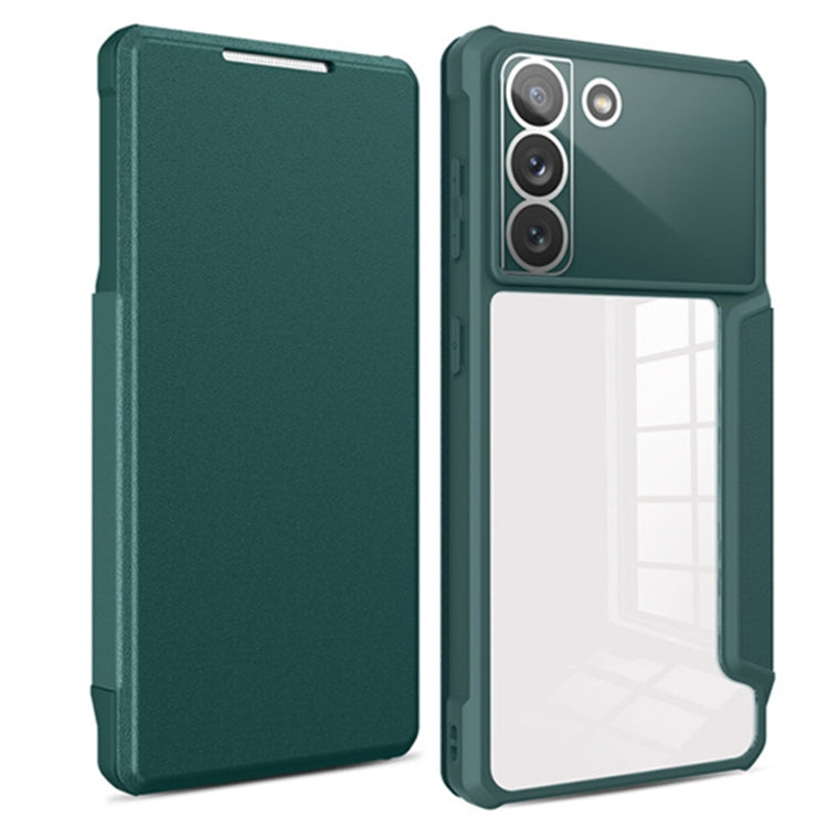 For Samsung Galaxy S21+ 5G Magnetic Flip Leather Phone Case