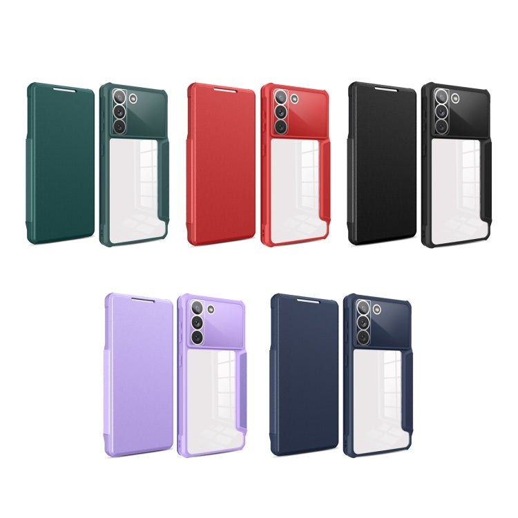 For Samsung Galaxy S22 5G Magnetic Flip Leather Phone Case