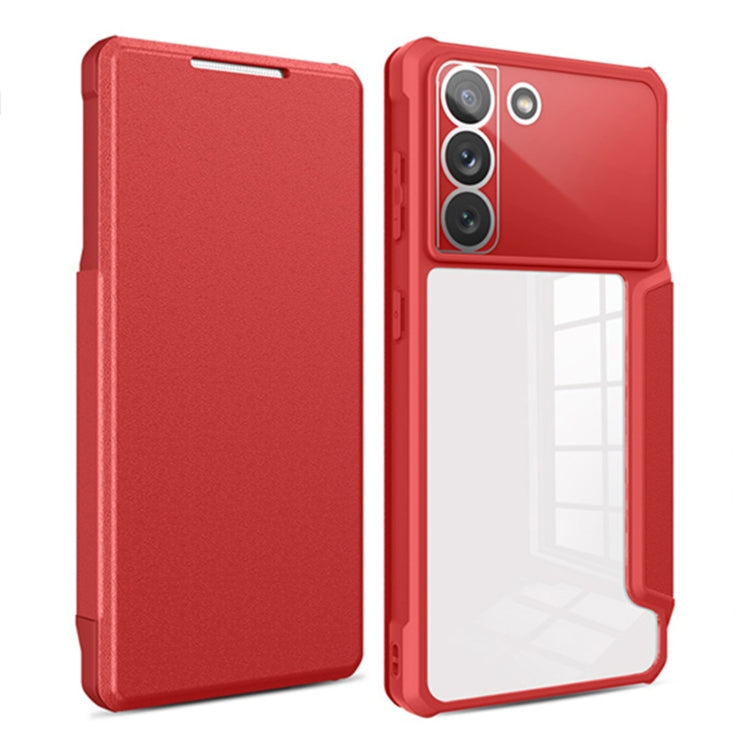 For Samsung Galaxy S22 5G Magnetic Flip Leather Phone Case