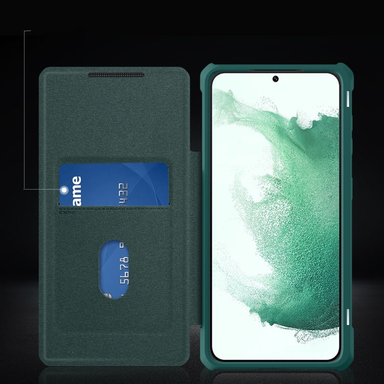 For Samsung Galaxy S22 5G Magnetic Flip Leather Phone Case