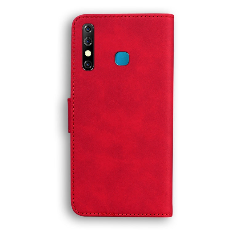 For Infinix Hot 8 X650 CC7 Skin Feel Pure Color Flip Leather Phone Case