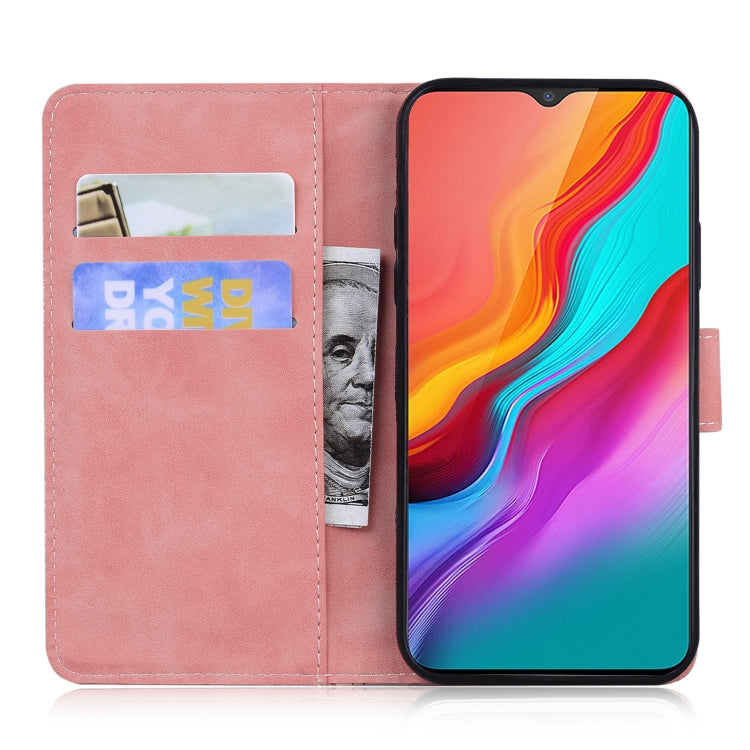 For Infinix Hot 8 X650 CC7 Skin Feel Pure Color Flip Leather Phone Case
