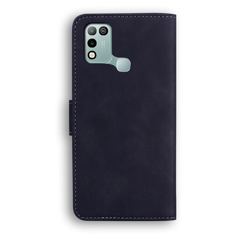 For Infinix Hot 10 Play / Smart 5 (India) Skin Feel Pure Color Flip Leather Phone Case