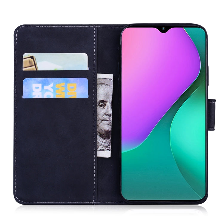 For Infinix Hot 10 Play / Smart 5 (India) Skin Feel Pure Color Flip Leather Phone Case