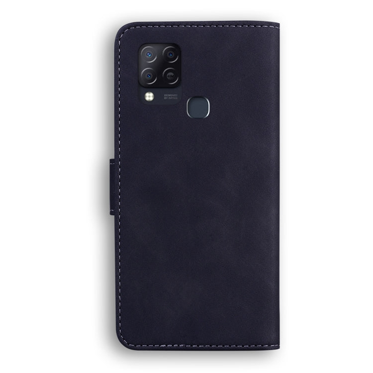 For Infinix Hot 10s / Hot 10T Skin Feel Pure Color Flip Leather Phone Case