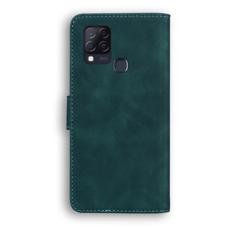 For Infinix Hot 10s / Hot 10T Skin Feel Pure Color Flip Leather Phone Case