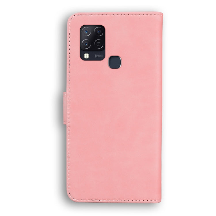 For Infinix Hot 10s / Hot 10T Skin Feel Pure Color Flip Leather Phone Case