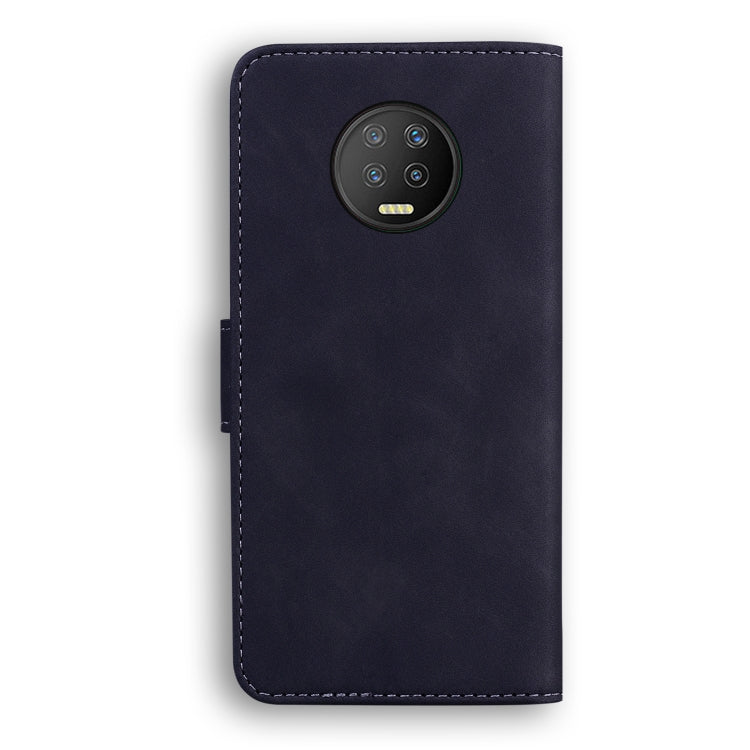 For Infinix Note 7 X690 Skin Feel Pure Color Flip Leather Phone Case