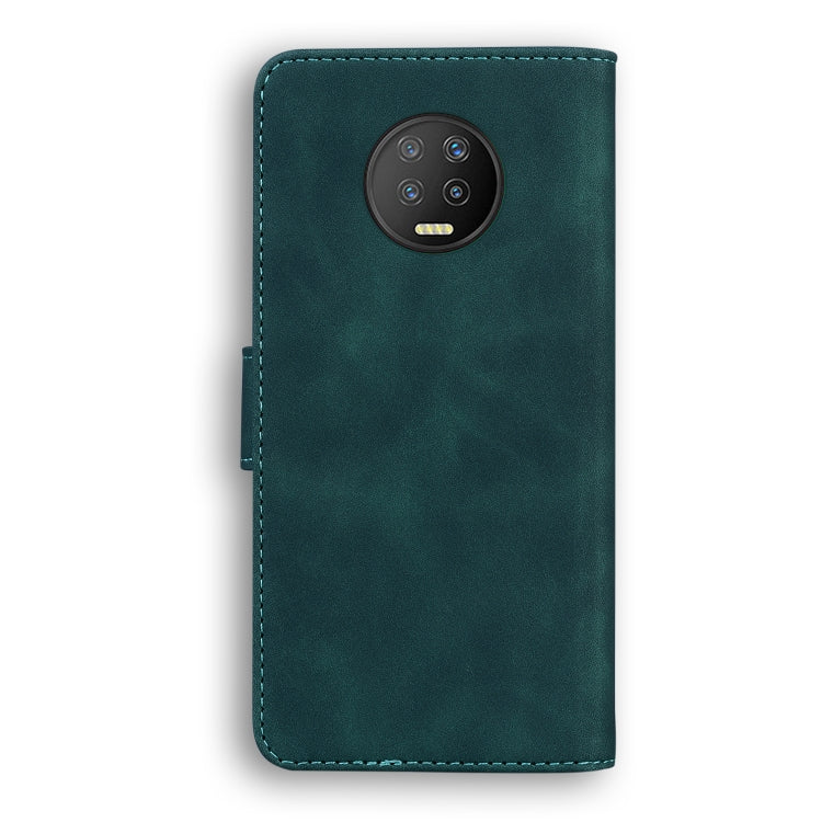For Infinix Note 7 X690 Skin Feel Pure Color Flip Leather Phone Case