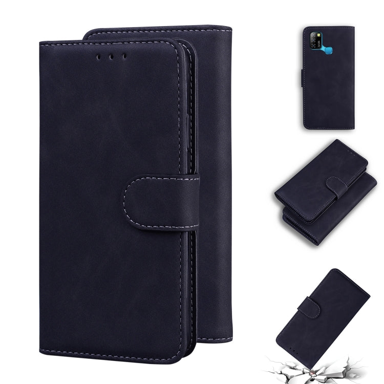 For Infinix Smart 5 X657 / Hot 10 Lite Skin Feel Pure Color Flip Leather Phone Case