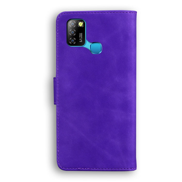 For Infinix Smart 5 X657 / Hot 10 Lite Skin Feel Pure Color Flip Leather Phone Case
