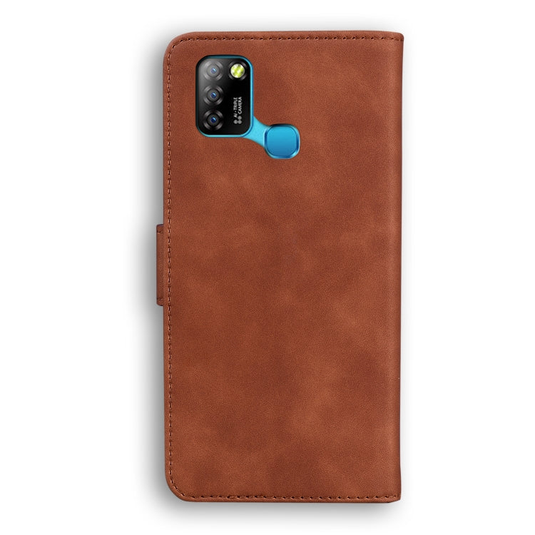 For Infinix Smart 5 X657 / Hot 10 Lite Skin Feel Pure Color Flip Leather Phone Case
