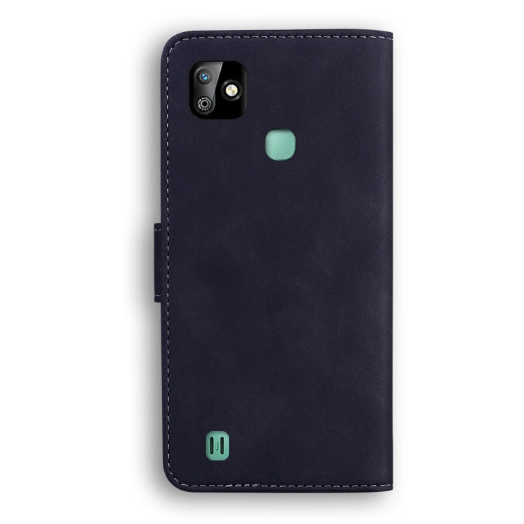 For Infinix Smart HD 2021 X612 Skin Feel Pure Color Flip Leather Phone Case