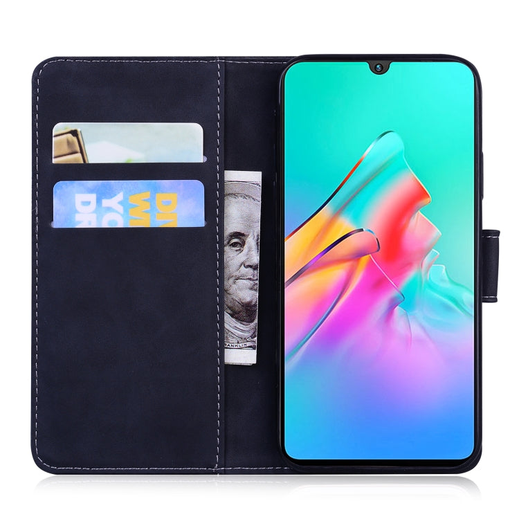 For Infinix Smart HD 2021 X612 Skin Feel Pure Color Flip Leather Phone Case