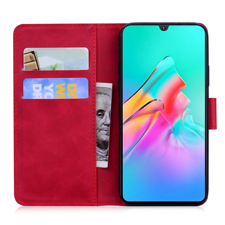 For Infinix Smart HD 2021 X612 Skin Feel Pure Color Flip Leather Phone Case