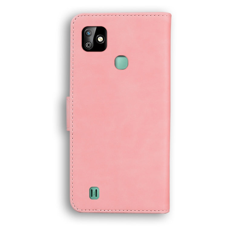 For Infinix Smart HD 2021 X612 Skin Feel Pure Color Flip Leather Phone Case