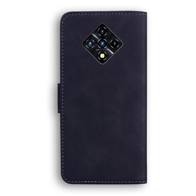 For Infinix Zero 8 X687 Skin Feel Pure Color Flip Leather Phone Case