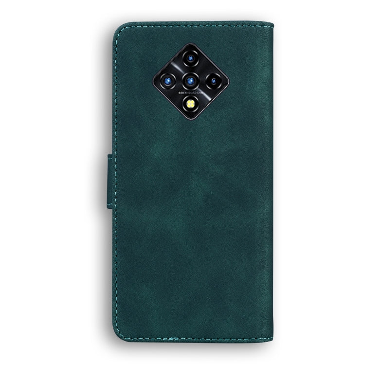 For Infinix Zero 8 X687 Skin Feel Pure Color Flip Leather Phone Case