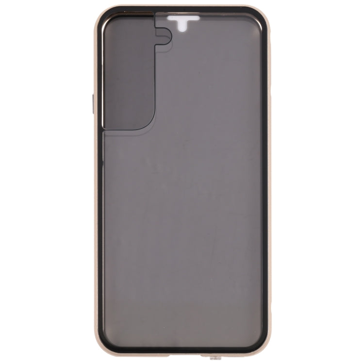 For Samsung Galaxy S22 5G Anti-peeping Magnetic Double-sided Tempered Glass Phone Case
