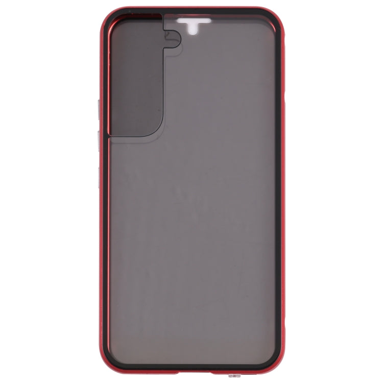 For Samsung Galaxy S22 5G Anti-peeping Magnetic Double-sided Tempered Glass Phone Case
