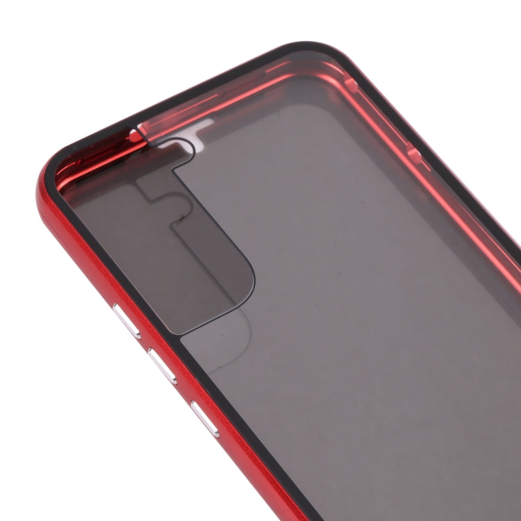 For Samsung Galaxy S22 5G Anti-peeping Magnetic Double-sided Tempered Glass Phone Case