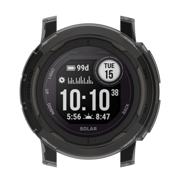 For Garmin Instinct 2 Half Coverage Hollowed TPU Watch Case