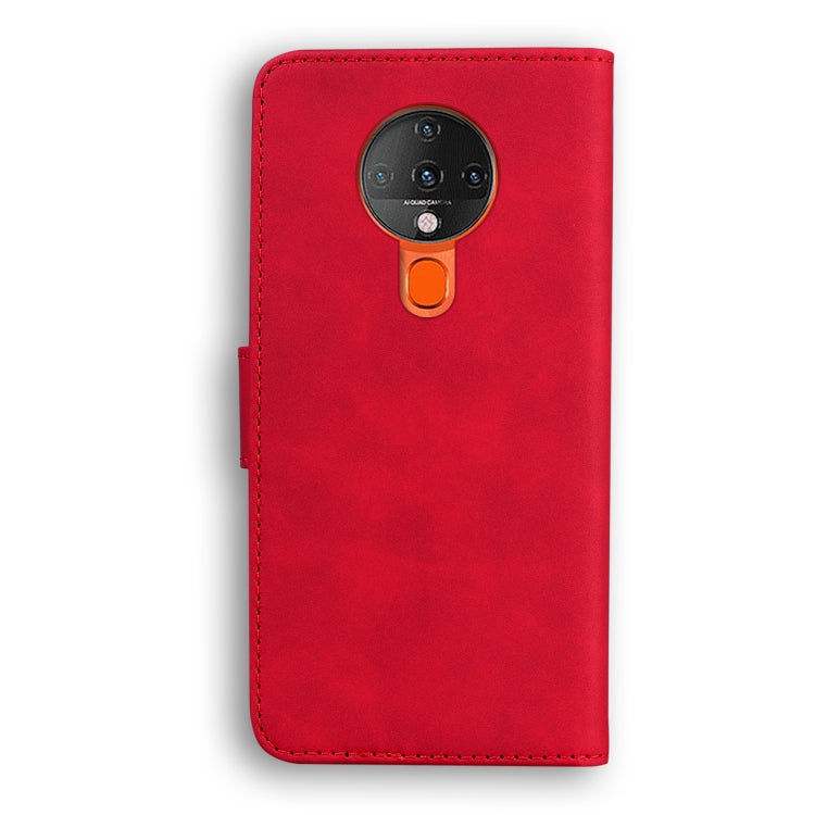 For Tecno Spark 6 Skin Feel Pure Color Flip Leather Phone Case