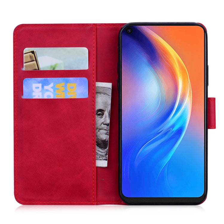 For Tecno Spark 6 Skin Feel Pure Color Flip Leather Phone Case