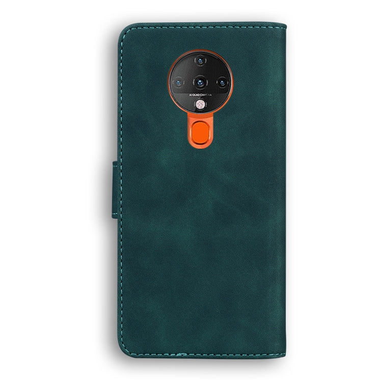 For Tecno Spark 6 Skin Feel Pure Color Flip Leather Phone Case