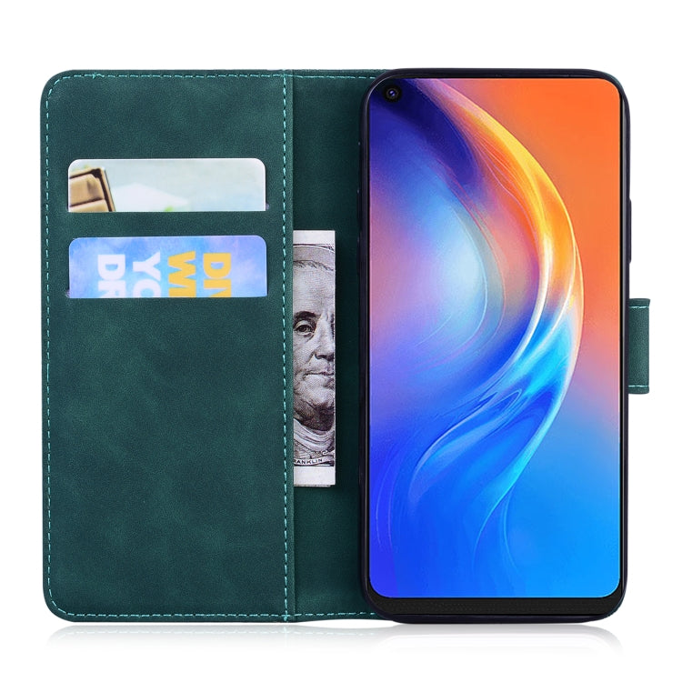 For Tecno Spark 6 Skin Feel Pure Color Flip Leather Phone Case