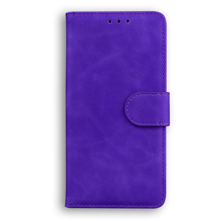 For Tecno Spark 6 Skin Feel Pure Color Flip Leather Phone Case