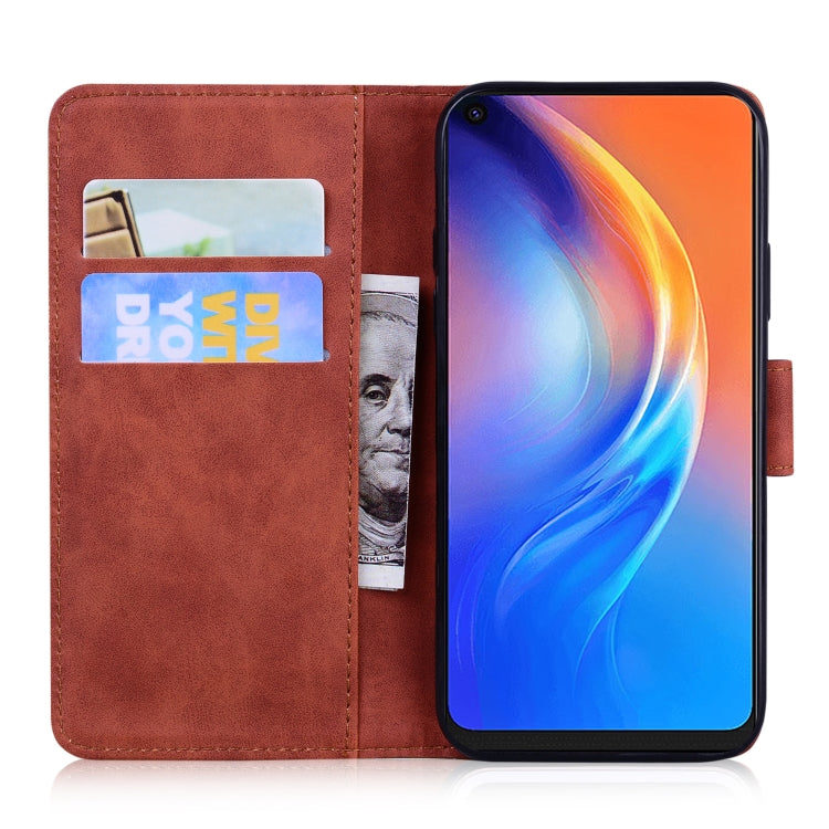 For Tecno Spark 6 Skin Feel Pure Color Flip Leather Phone Case