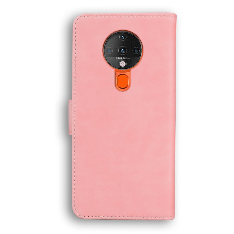 For Tecno Spark 6 Skin Feel Pure Color Flip Leather Phone Case