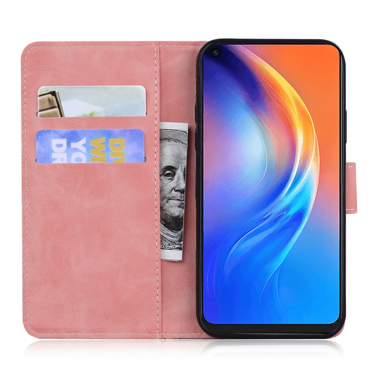 For Tecno Spark 6 Skin Feel Pure Color Flip Leather Phone Case