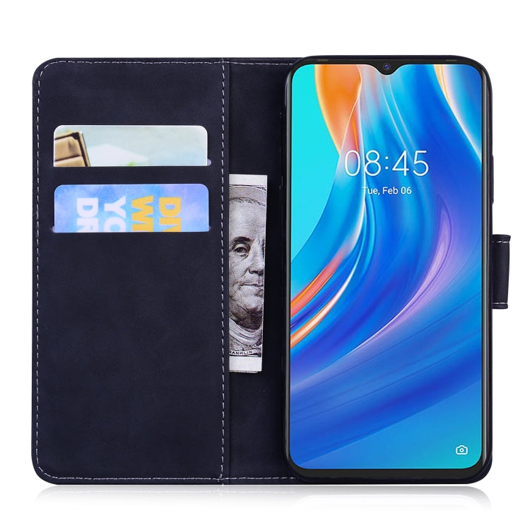 For Tecno Spark 7 Skin Feel Pure Color Flip Leather Phone Case