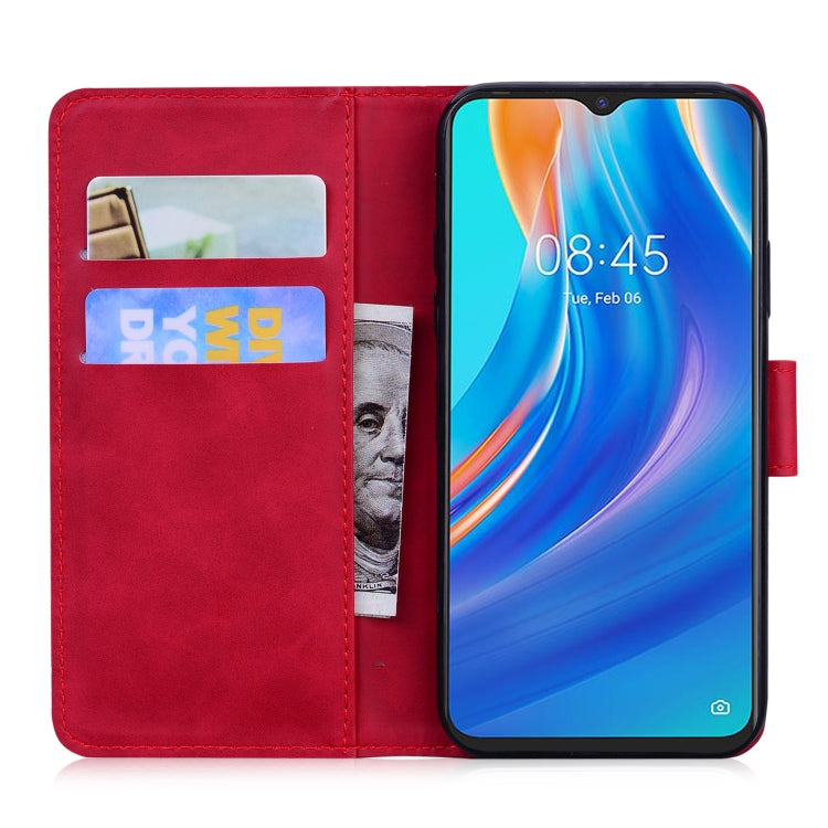 For Tecno Spark 7 Skin Feel Pure Color Flip Leather Phone Case