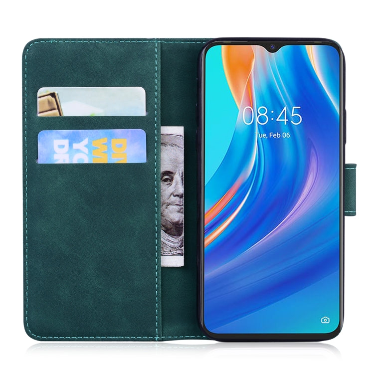 For Tecno Spark 7 Skin Feel Pure Color Flip Leather Phone Case
