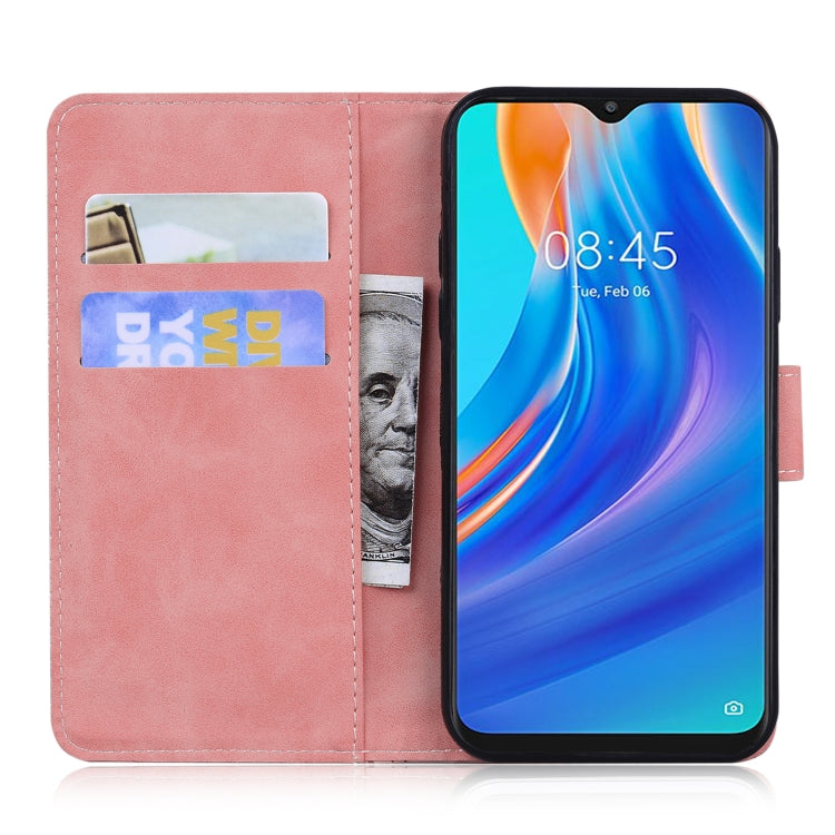 For Tecno Spark 7P Skin Feel Pure Color Flip Leather Phone Case