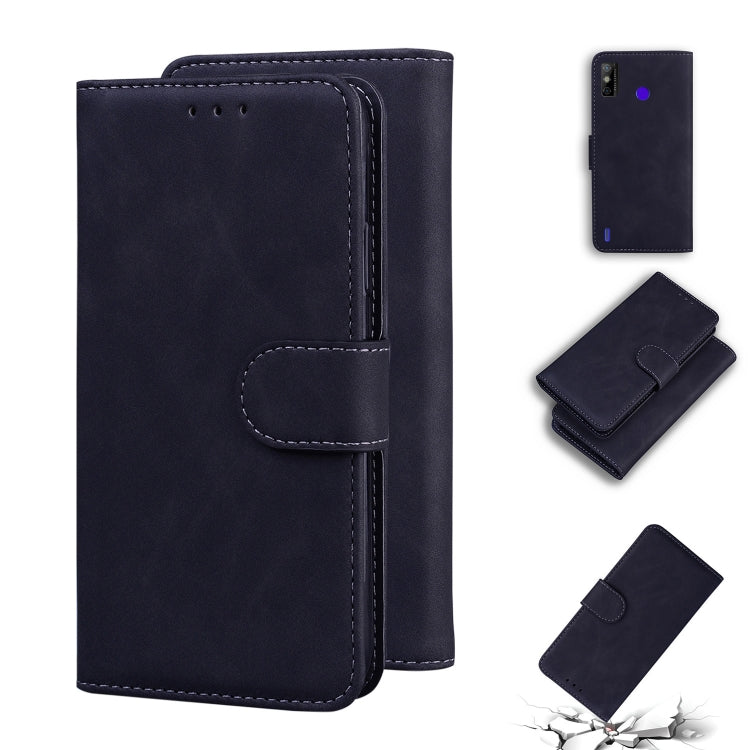 For Tecno Spark GO 2020 / Spark 6 GO Skin Feel Pure Color Flip Leather Phone Case