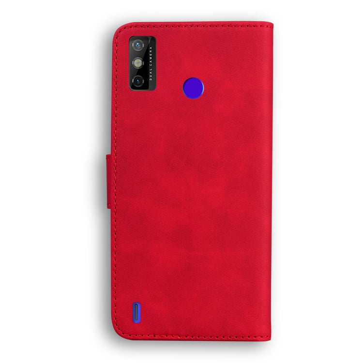 For Tecno Spark GO 2020 / Spark 6 GO Skin Feel Pure Color Flip Leather Phone Case